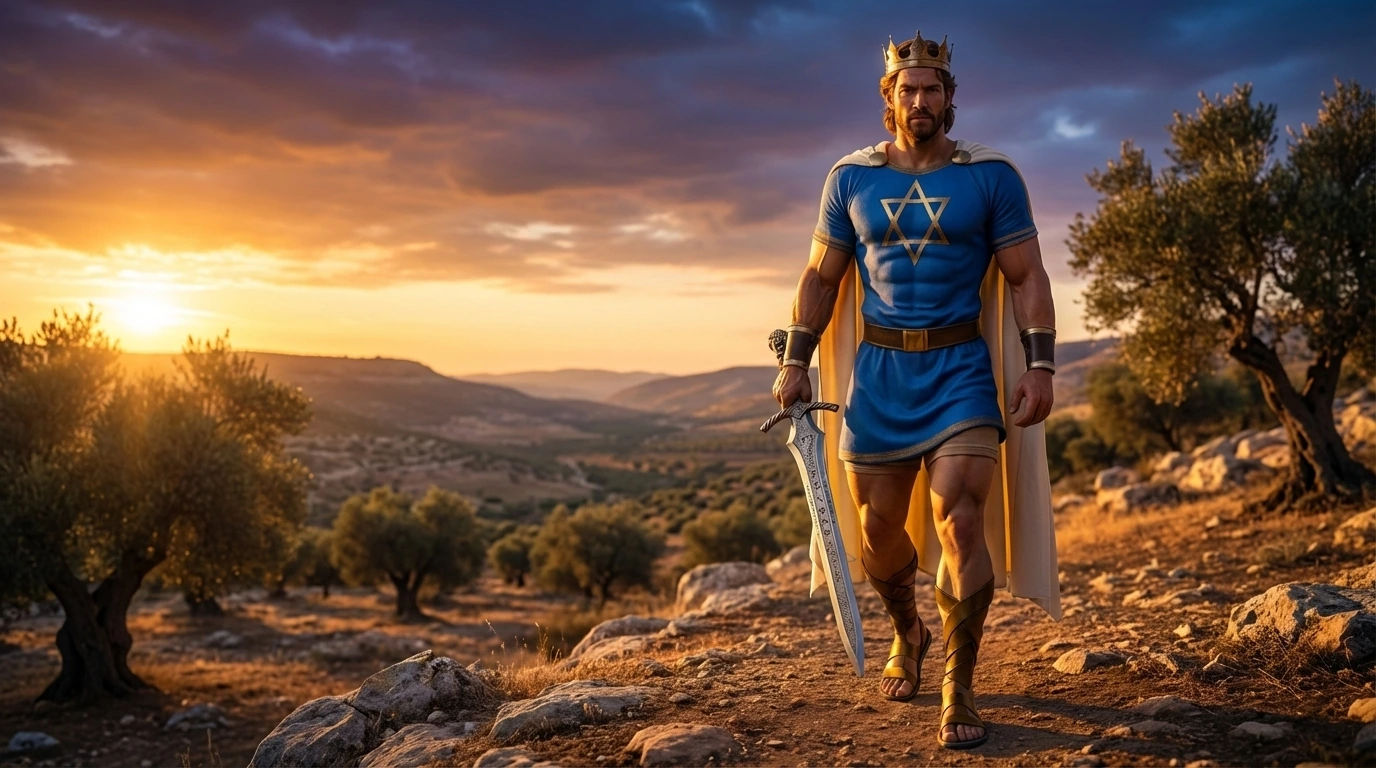 King David — road to Jerusalem