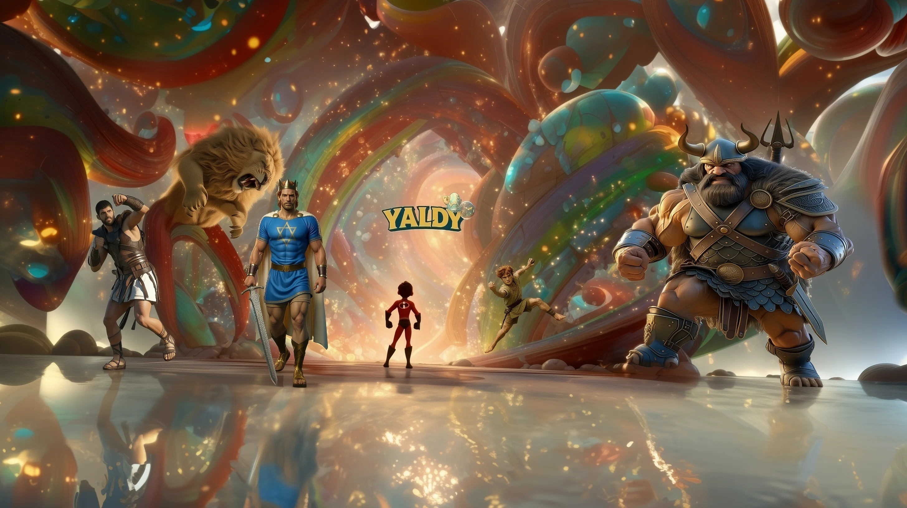 YALDY™ Heroes Universe — David, Goliath, Joab, Tamar and the full cast in cinematic AAA style